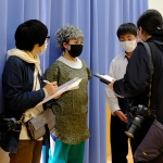 当日は複数メディアによる取材が行われました。